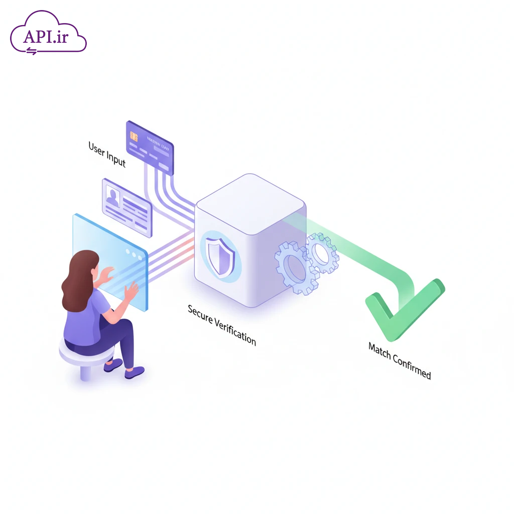 API تطابق شماره کارت و کد ملی
