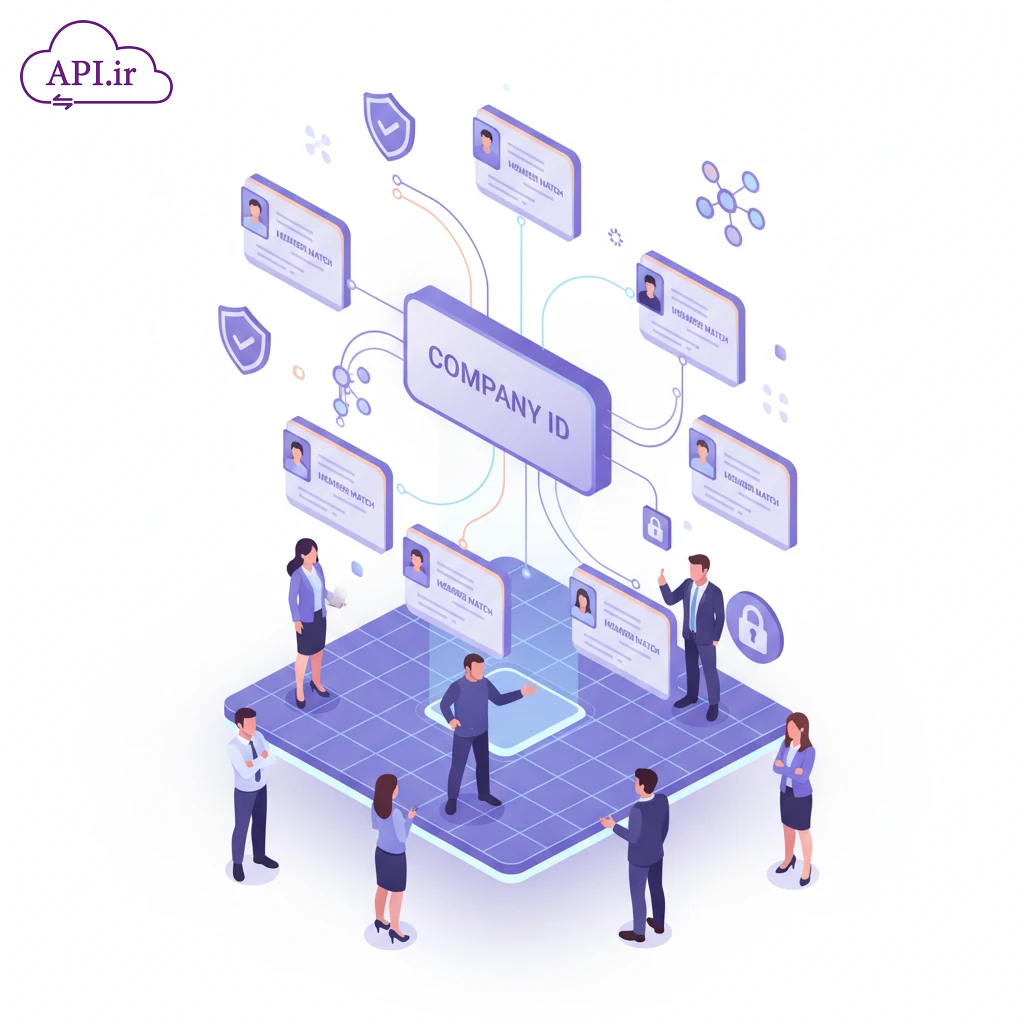 API تطبیق شناسه شرکت با اعضا