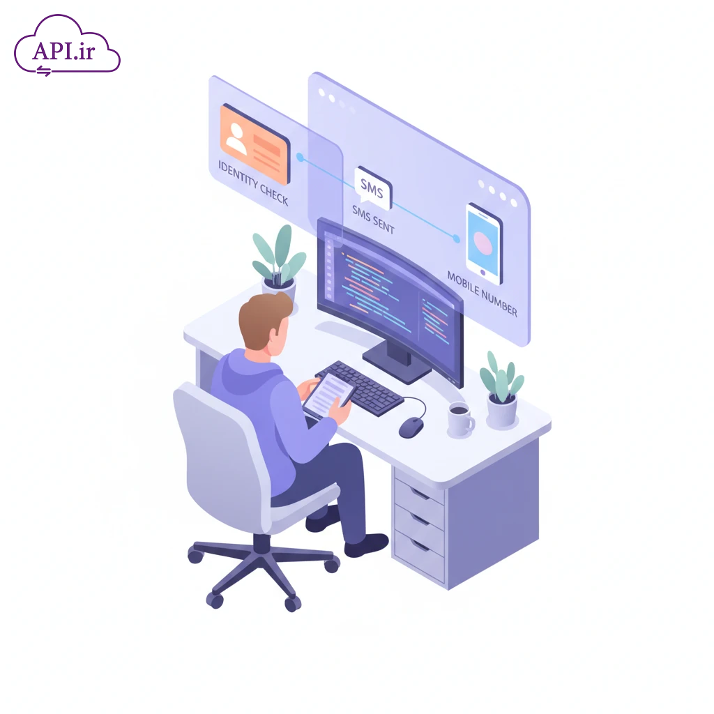 API تطبیق کد ملی و شماره موبایل با پیامک