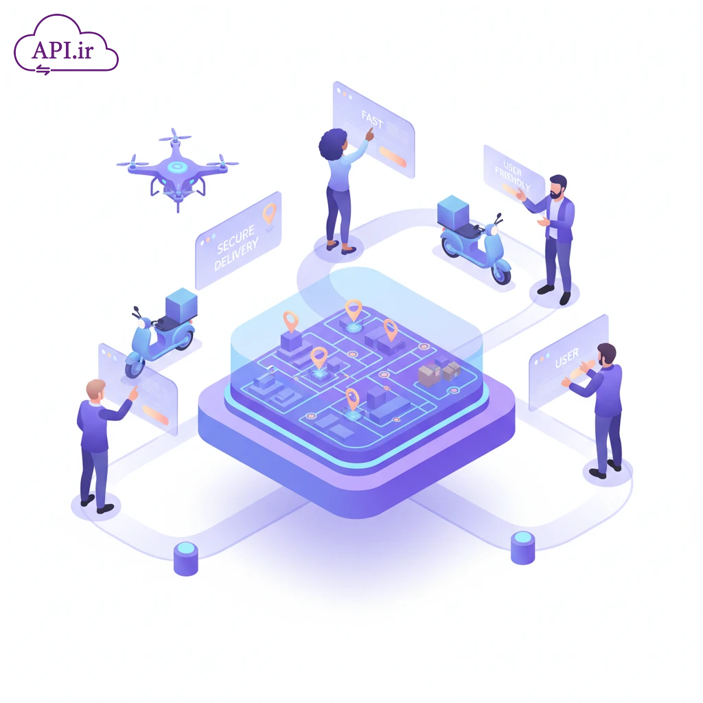 API حمل و نقل با پیک
