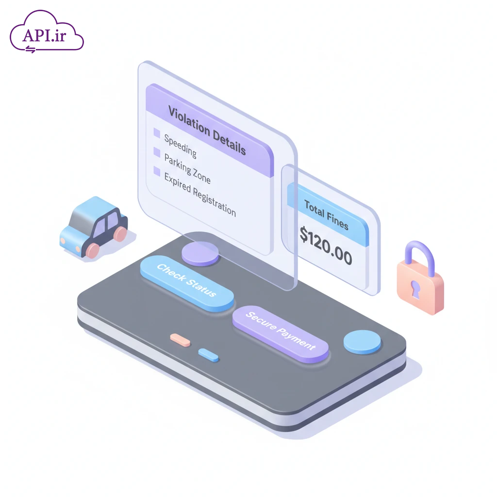 API خلافی خودرو با جزئیات