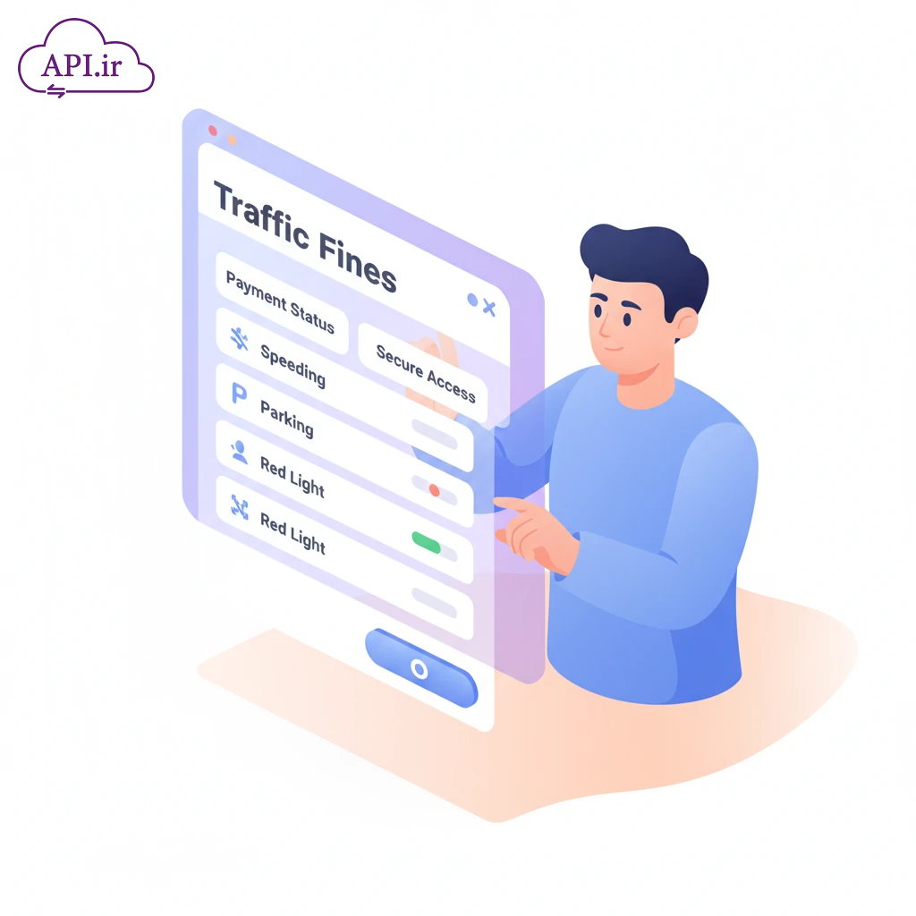 API دریافت ریز جرایم رانندگی