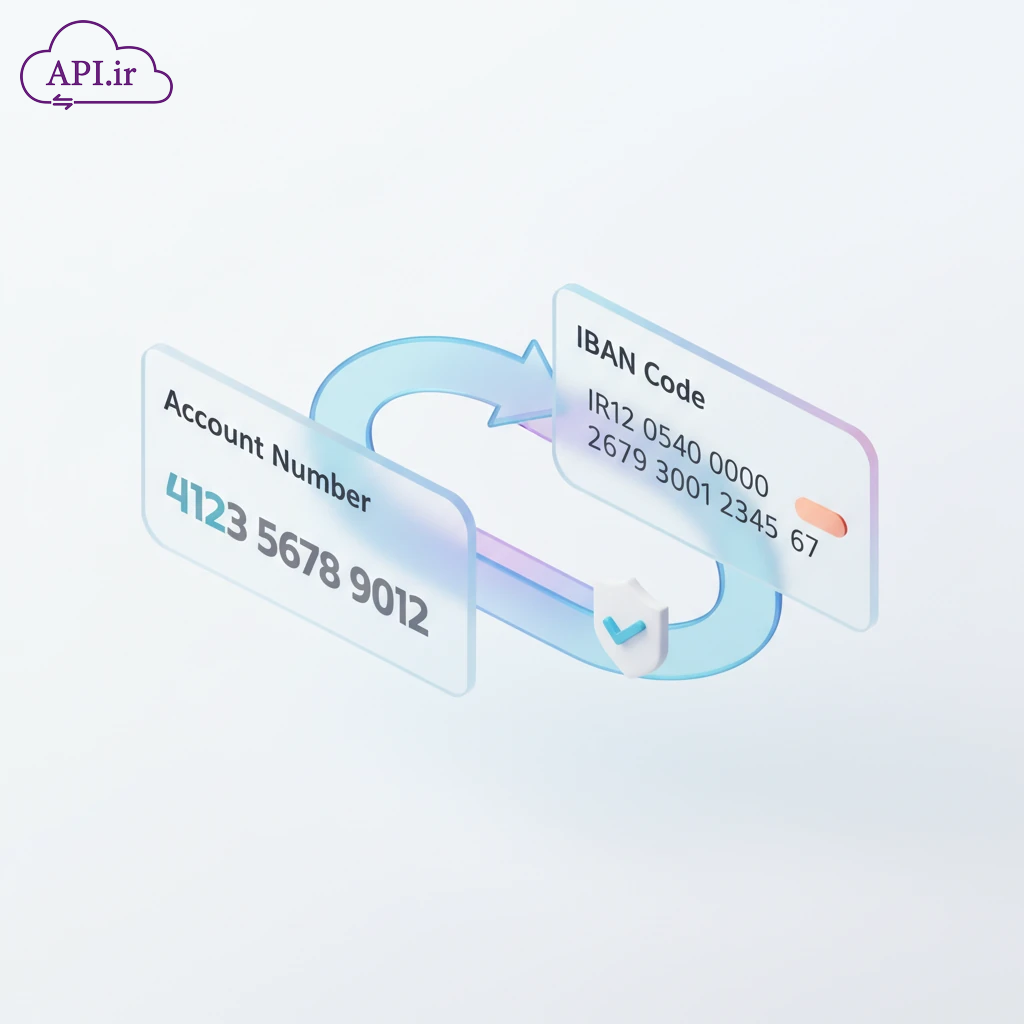 API دریافت شماره شبا از روی شماره حساب