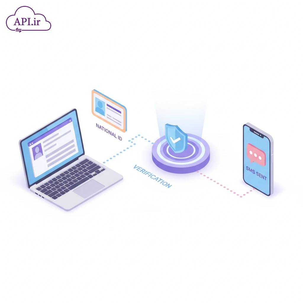 API صحت سنجی پیامکی اطلاعات کد ملی