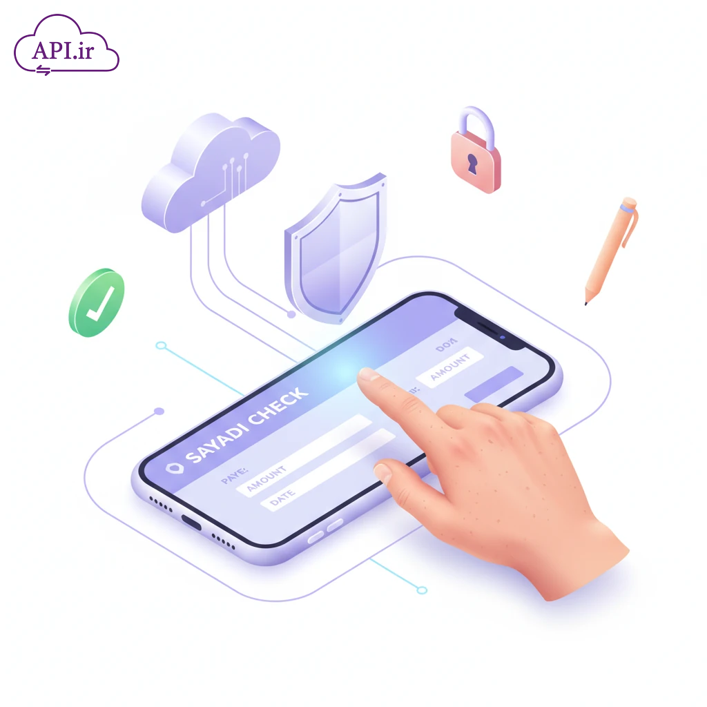 api ثبت چک صیادی