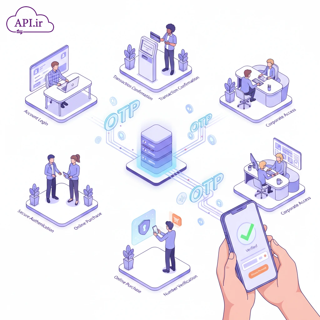 ارسال کد otp تلفنی