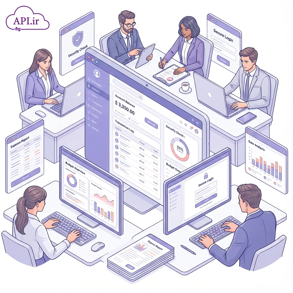 بهترین سرویس‌های بانکی برای مدیریت مالی شرکتی API گردش حساب