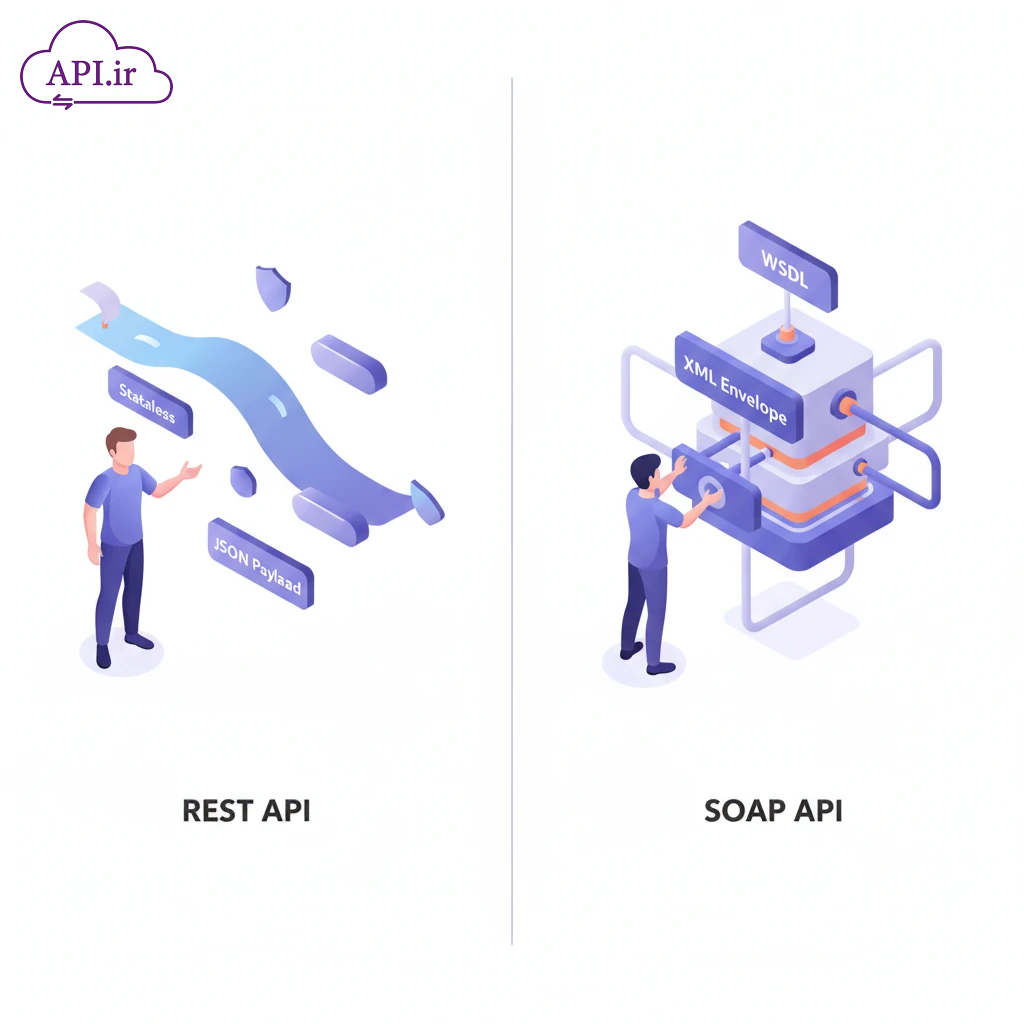 تفاوت REST و SOAP در طراحی API