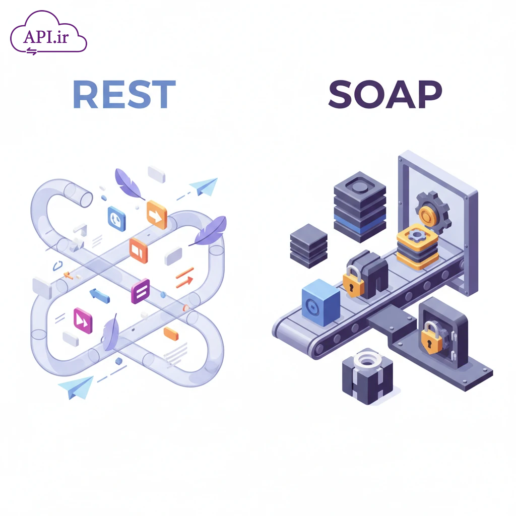 تفاوت REST و SOAP در طراحی API