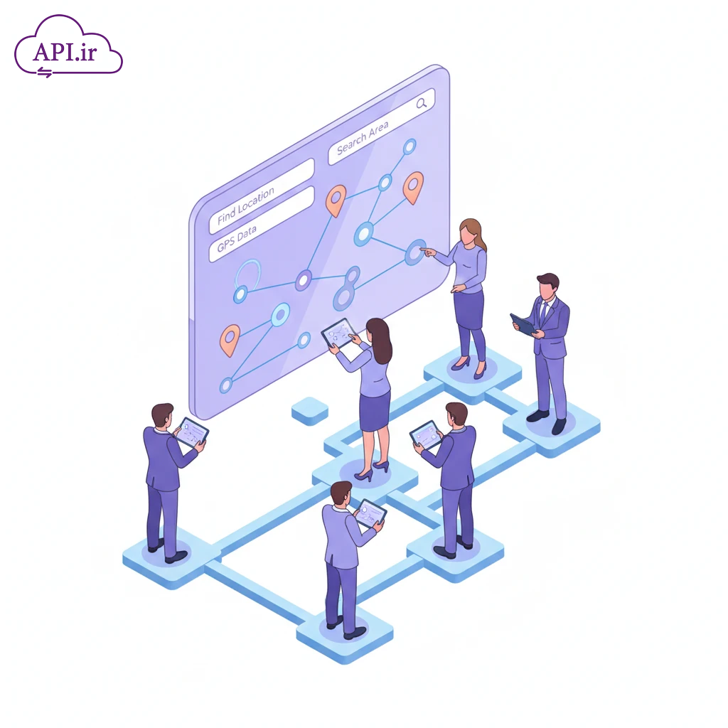 وب سرویس دریافت موقعیت مکانی