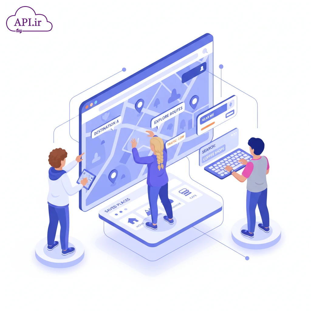 وب سرویس دریافت نقشه