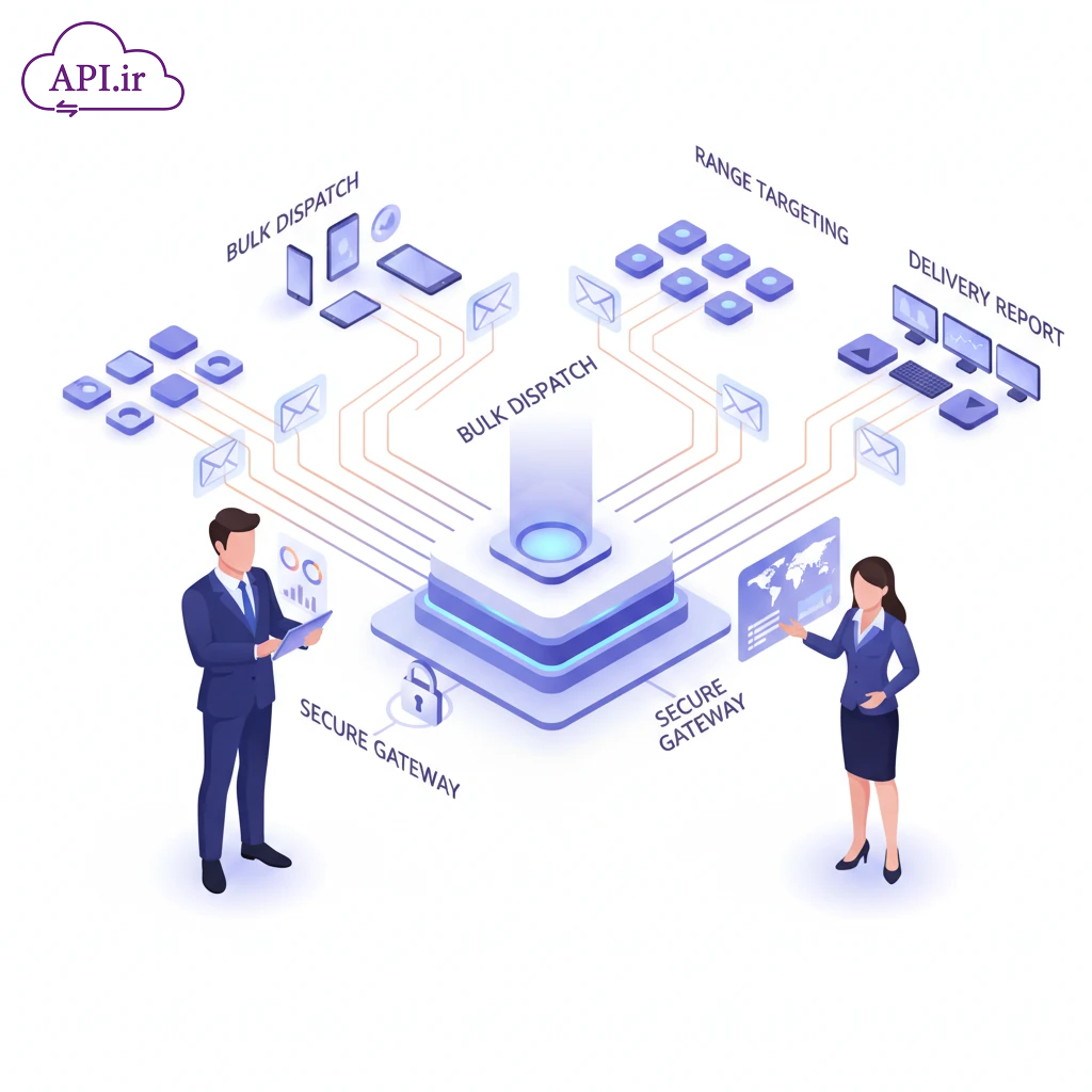 وب سرویس و API ارسال انبوه رنجی