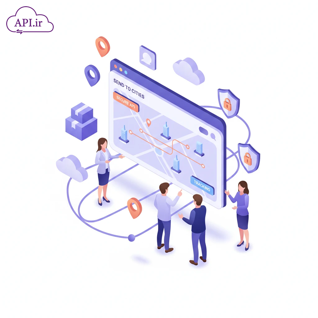 وب سرویس و API ارسال به شهرها