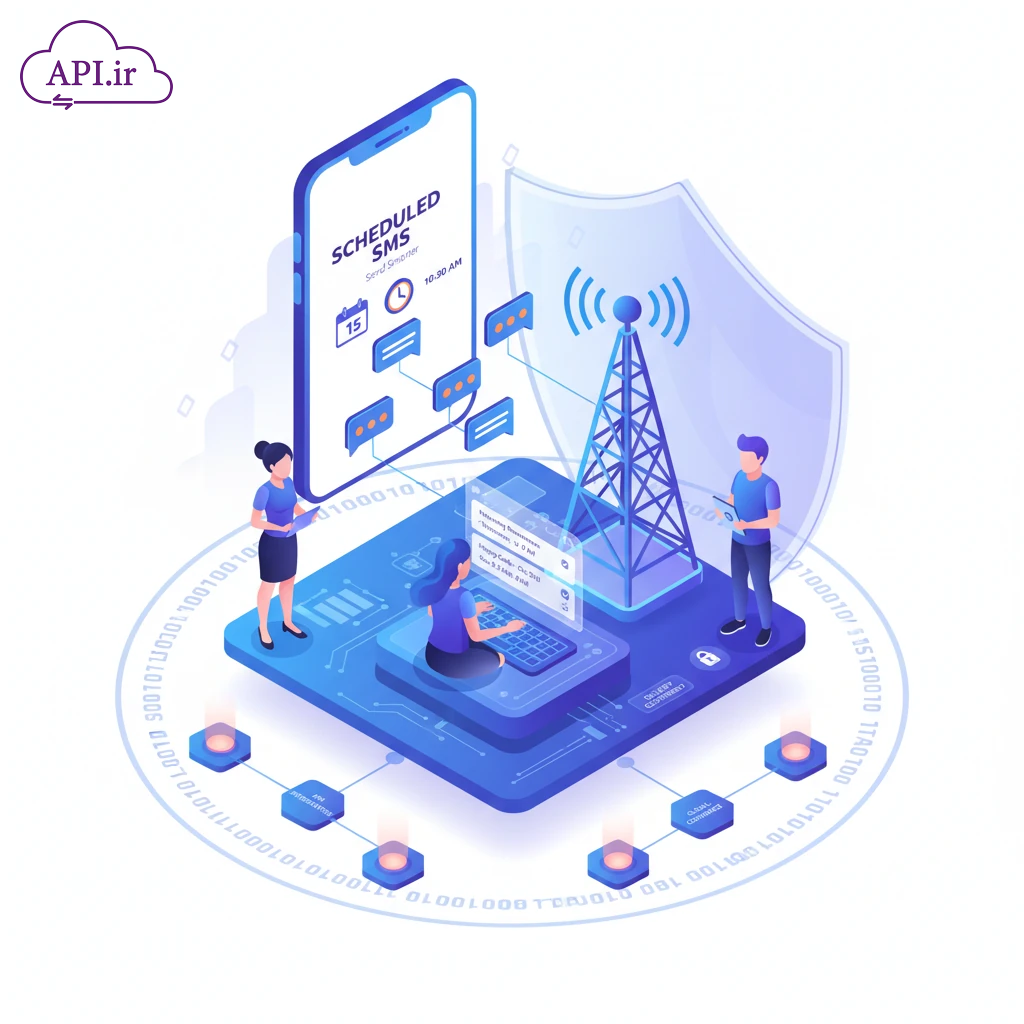 وب سرویس و API ارسال دوره‌ای پیامک