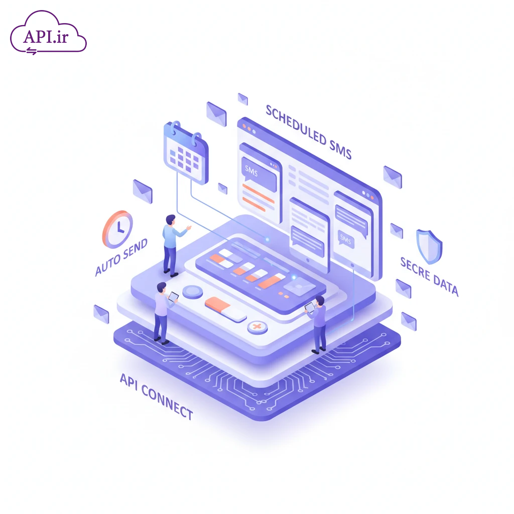 وب سرویس و API ارسال دوره‌ای پیامک