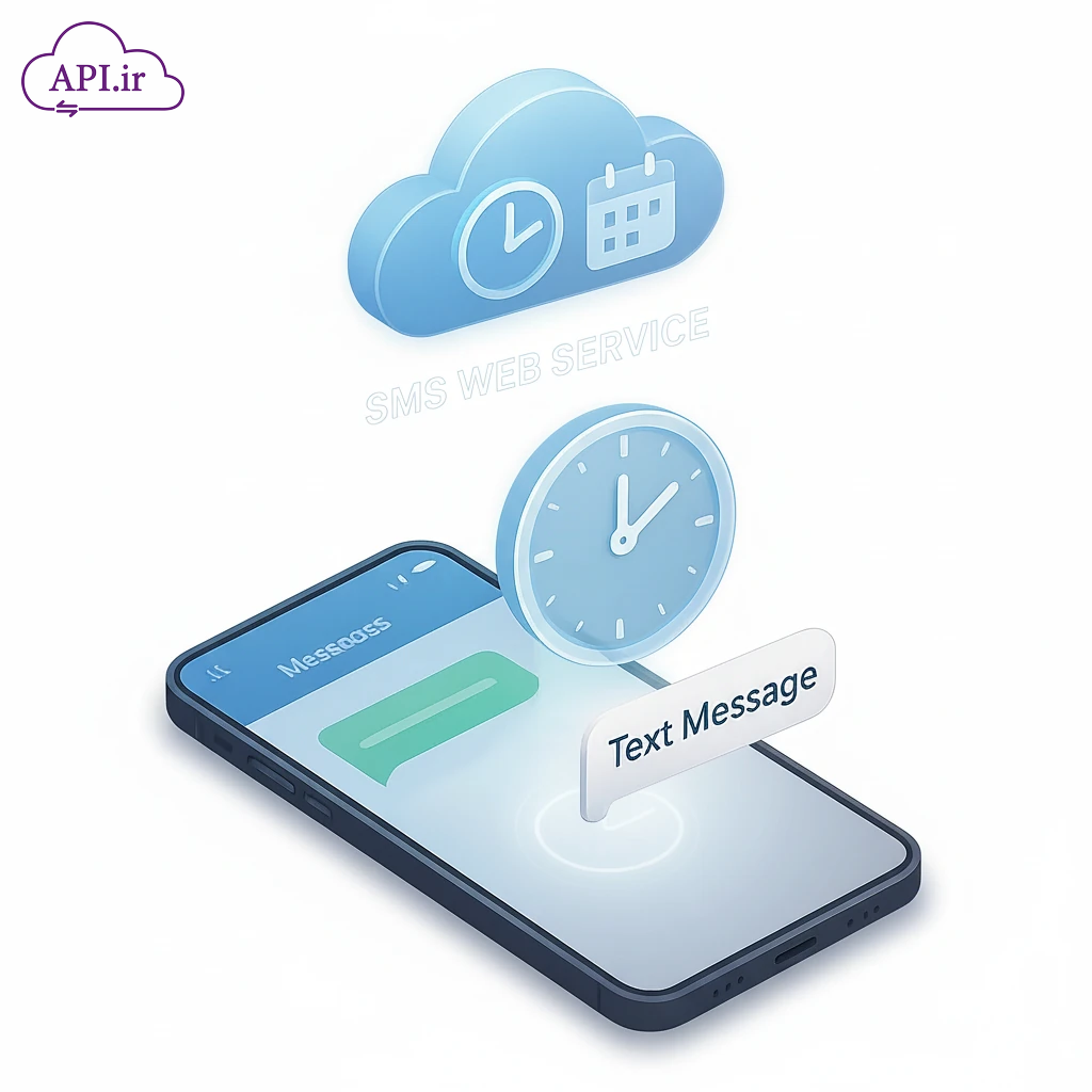 وب سرویس و API ارسال پیامک زماندار