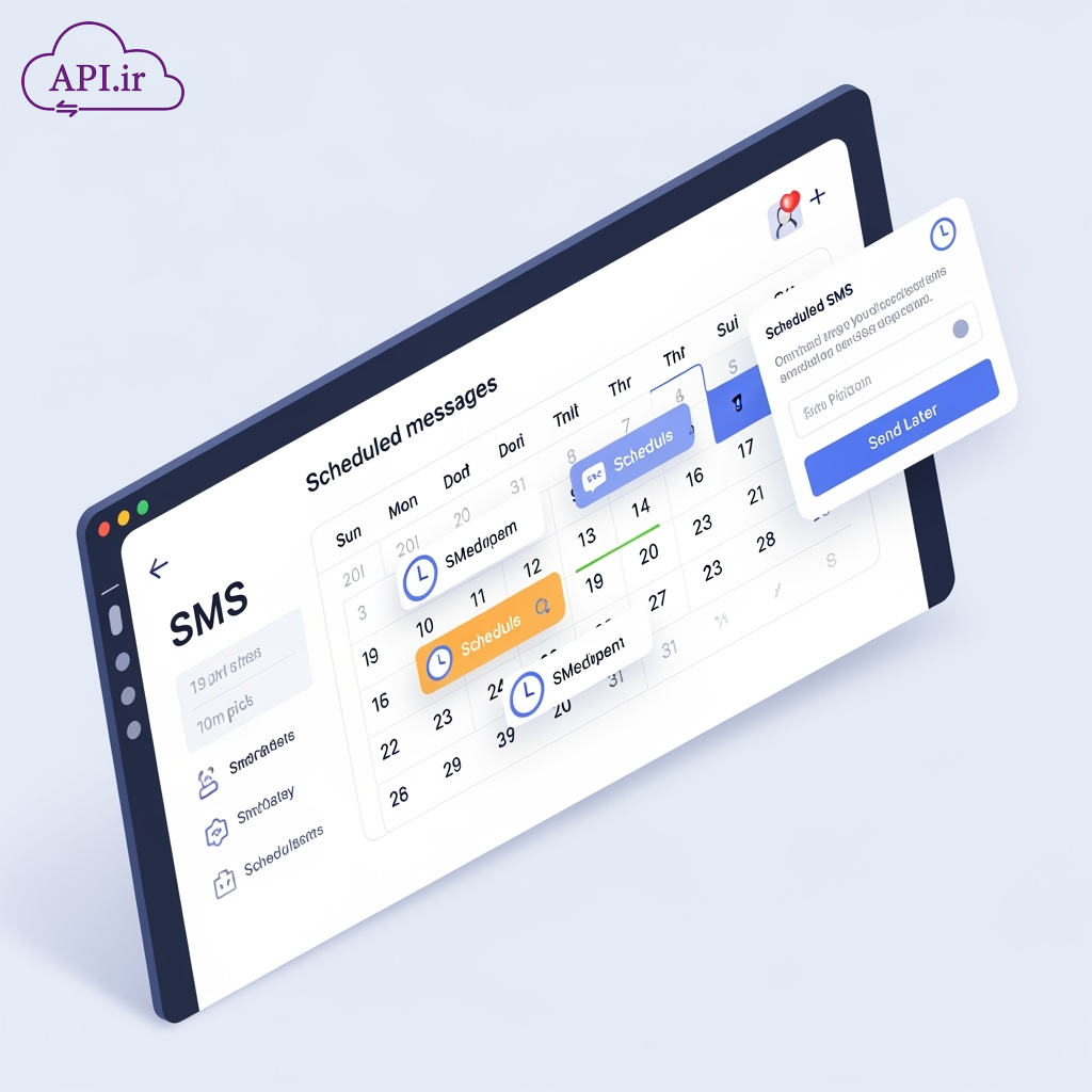وب سرویس و API ارسال پیامک زماندار