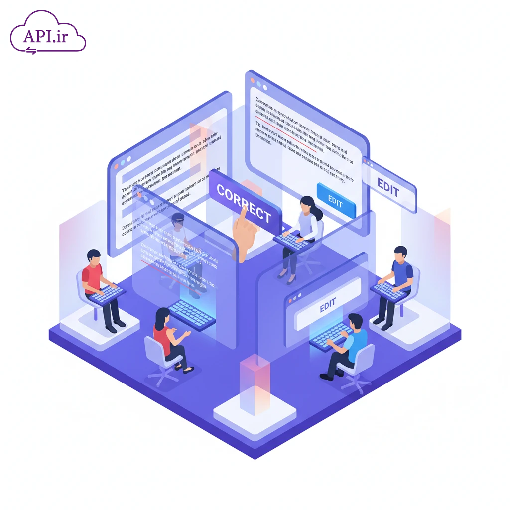 وب سرویس و API اصلاح‌گر املایی