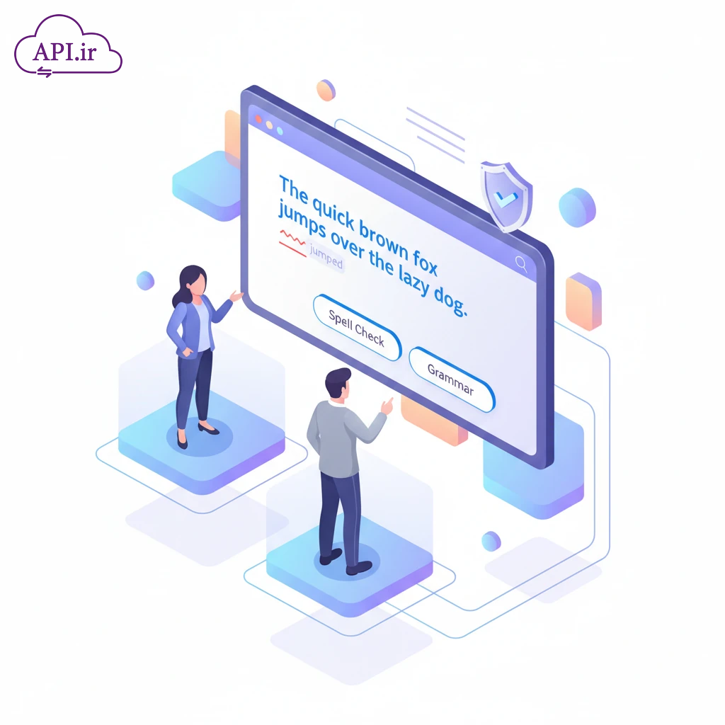 وب سرویس و API تصحیح غلط املایی انگلیسی