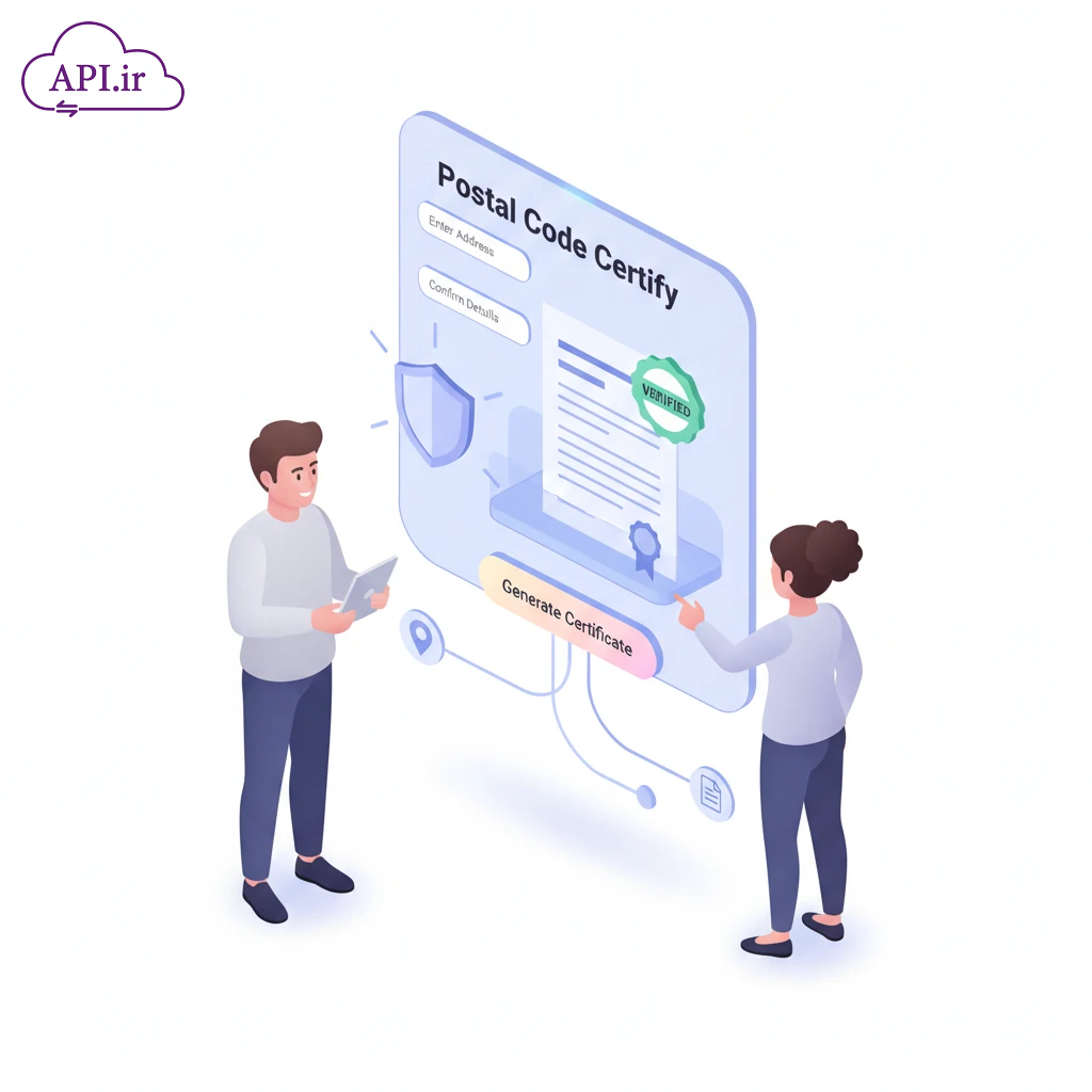 وب سرویس و API تولید گواهی کدپستی