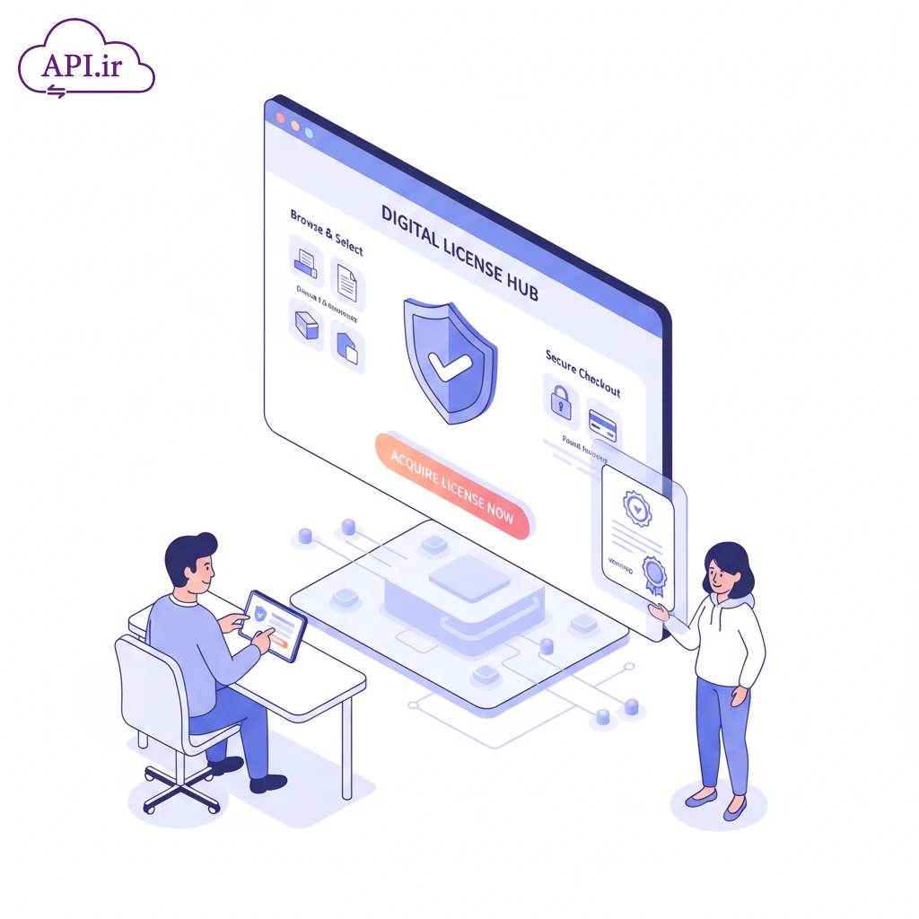 وب سرویس و API دریافت مجوز با کد ملی