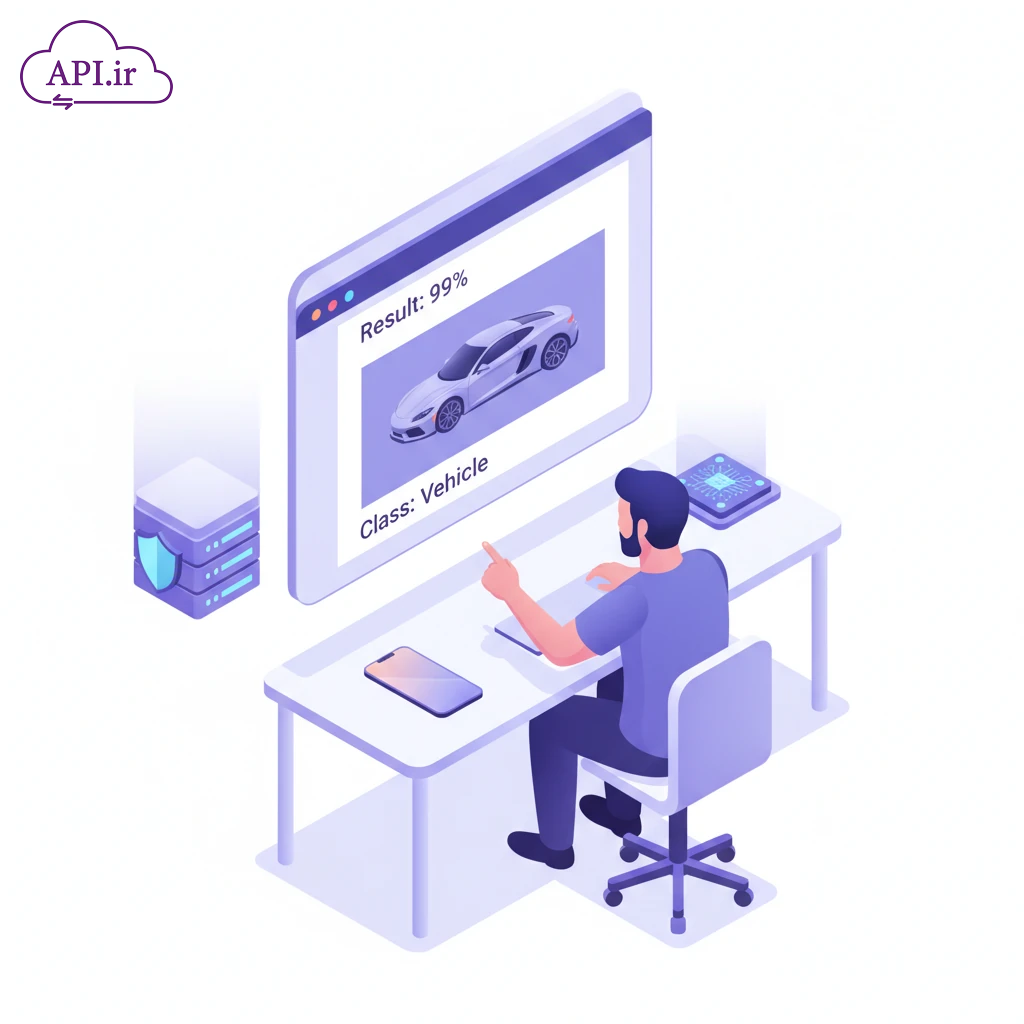 وب سرویس و API دسته‌بندی تصویر