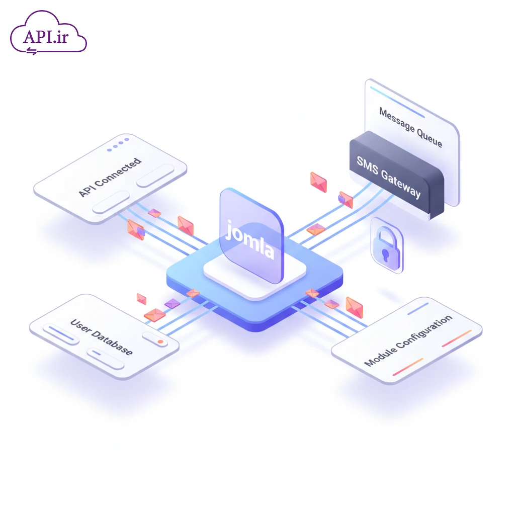 وب سرویس و API سازگار با ماژول ارسال پیامک Joomla