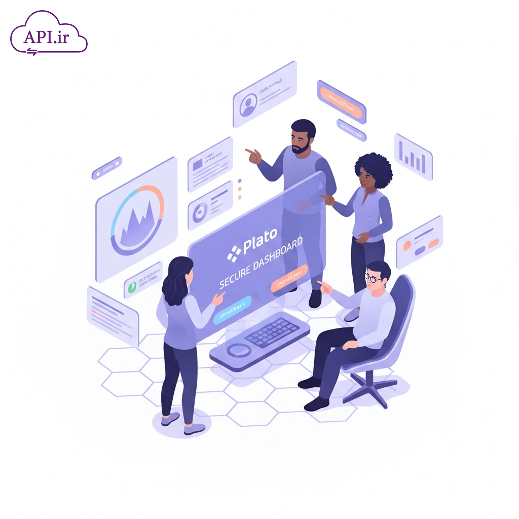 وب سرویس و API سازگار با پنل کاربری پلاتو