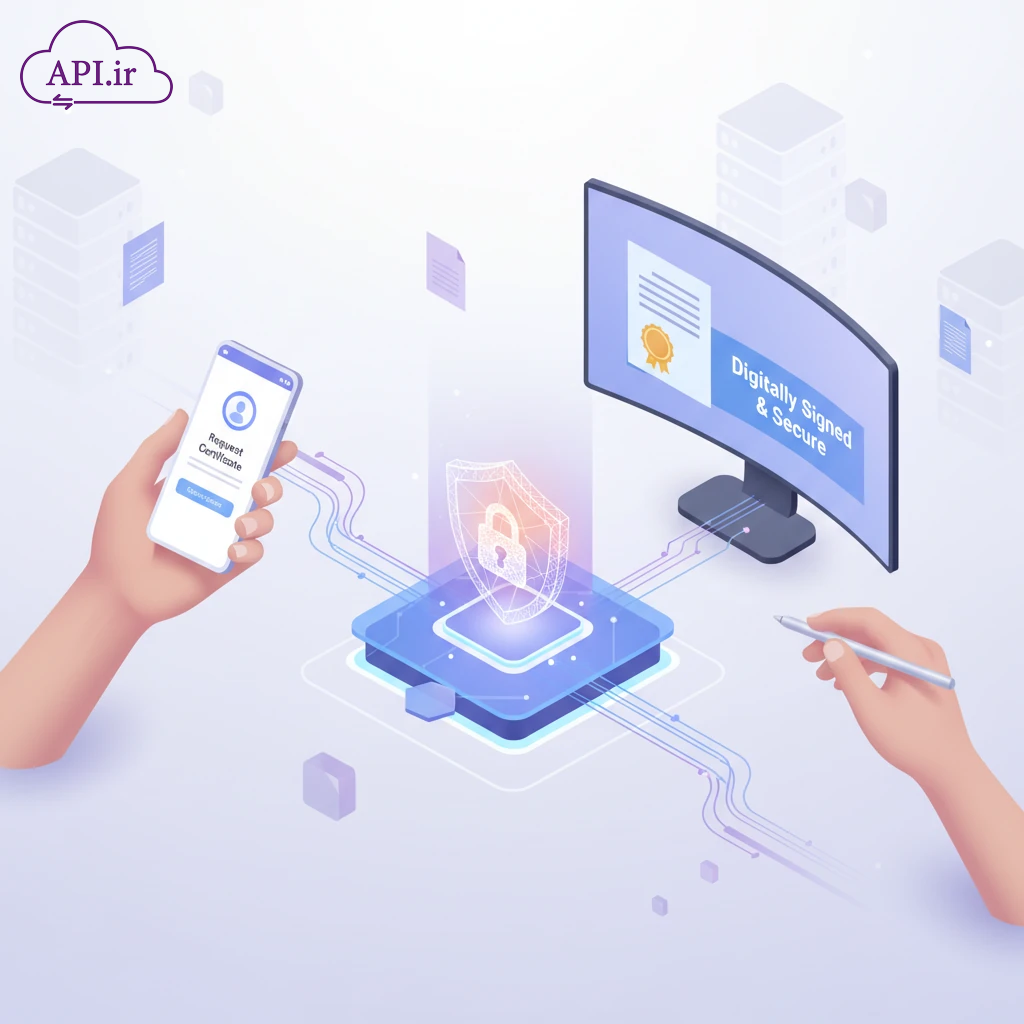 وب سرویس و API صدور گواهی و امضای دیجیتال