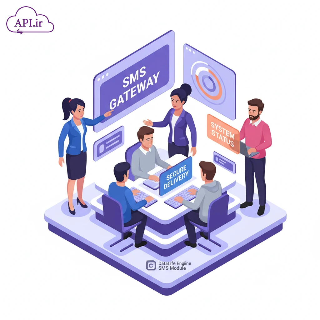 وب سرویس و API ماژول دیتالایف انجین ارسال پیامک