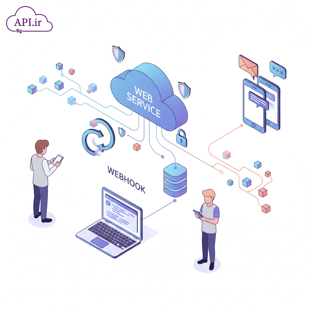 وب سرویس و API وب هوک پیامک