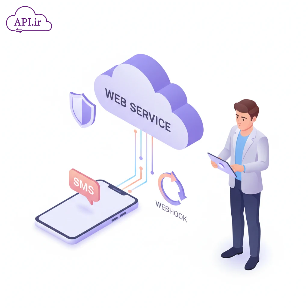 وب سرویس و API وب هوک پیامک
