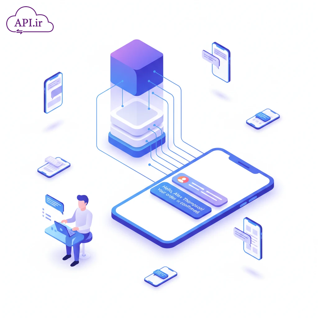 وب سرویس و API پیامک با نام مشتری