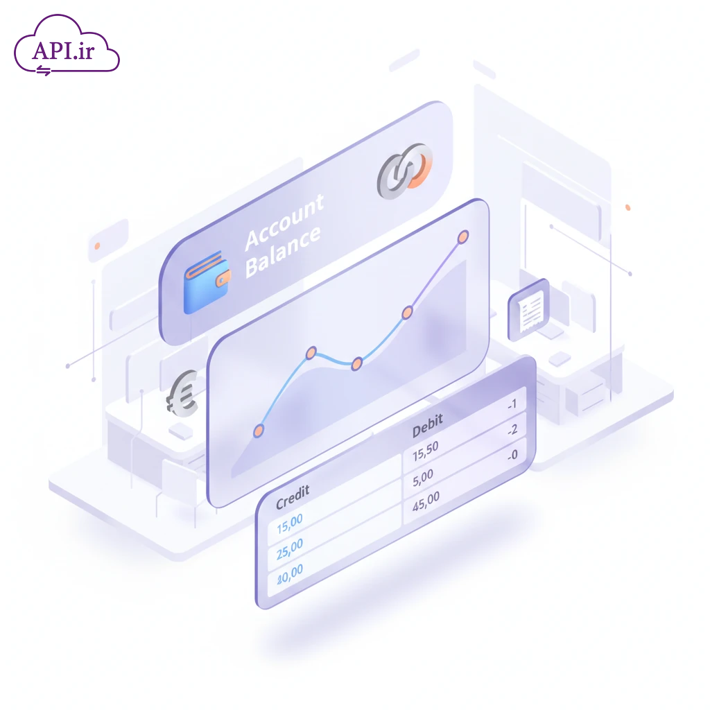 وب سرویس و API گردش و موجودی حساب