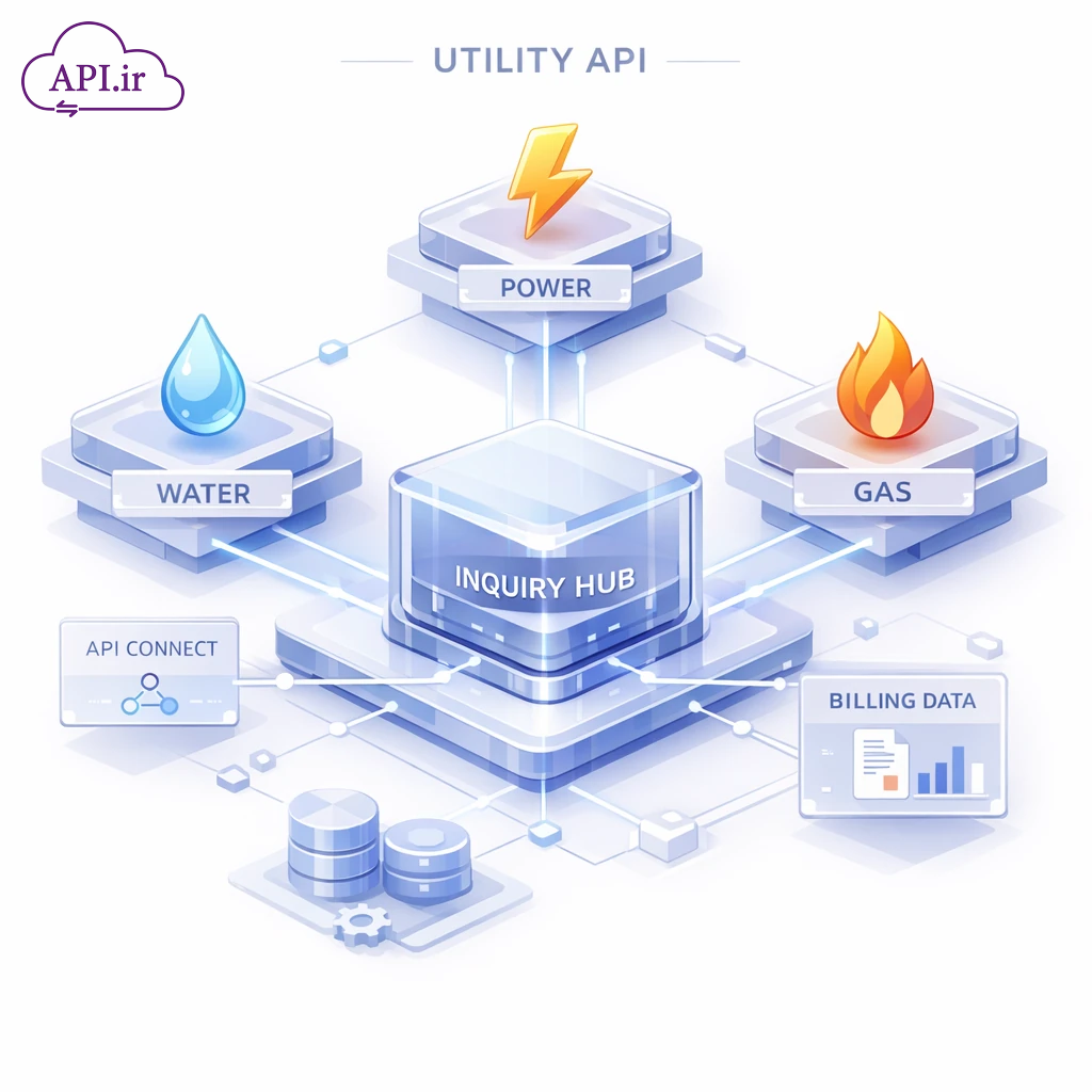 API استعلام تجمیعی قبوض آب، برق و گاز