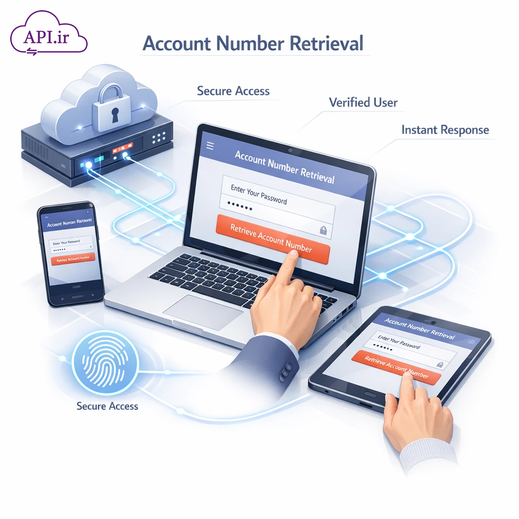 API دریافت شماره حساب