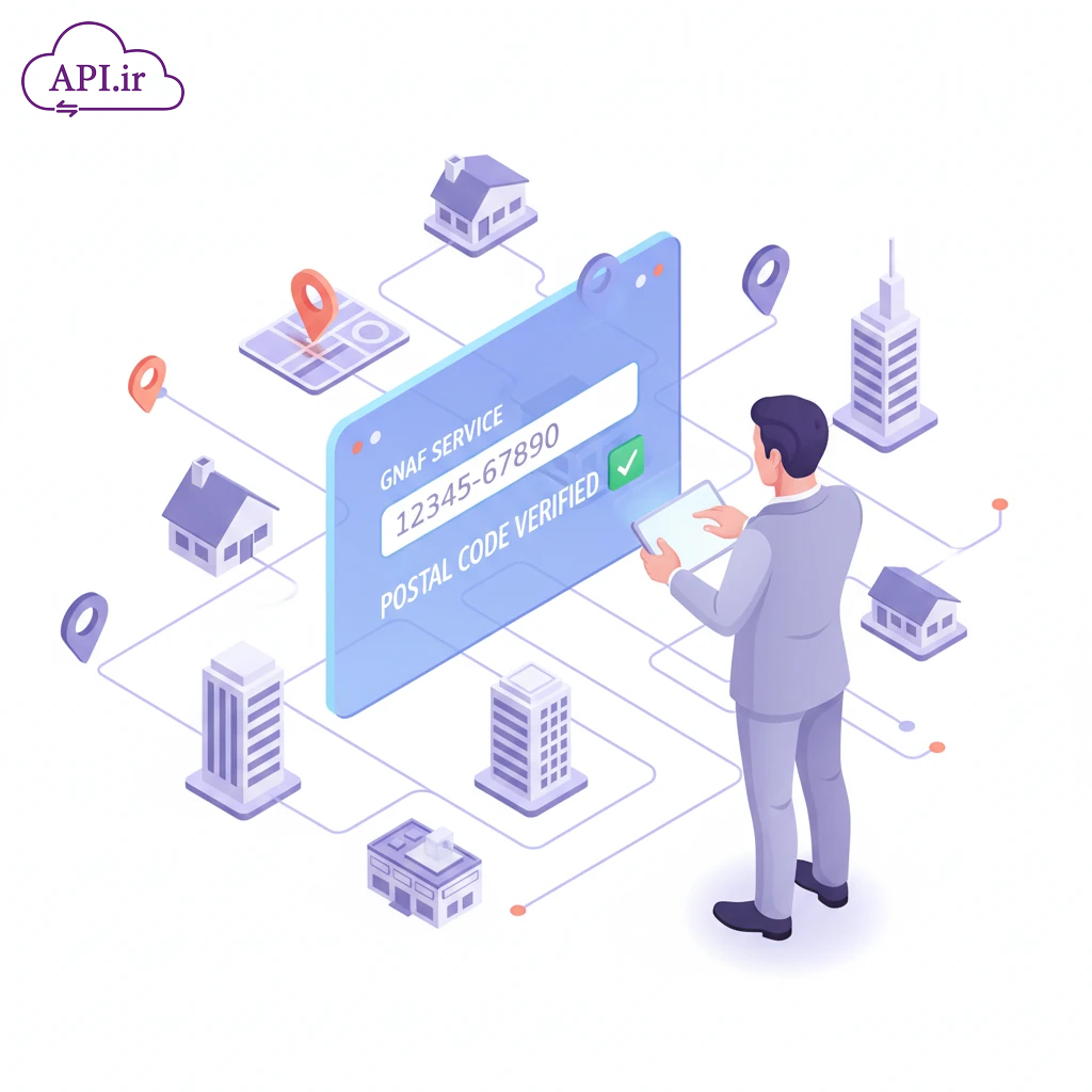 اتصال به سرویس GNAF و تایید کد پستی ده رقمی