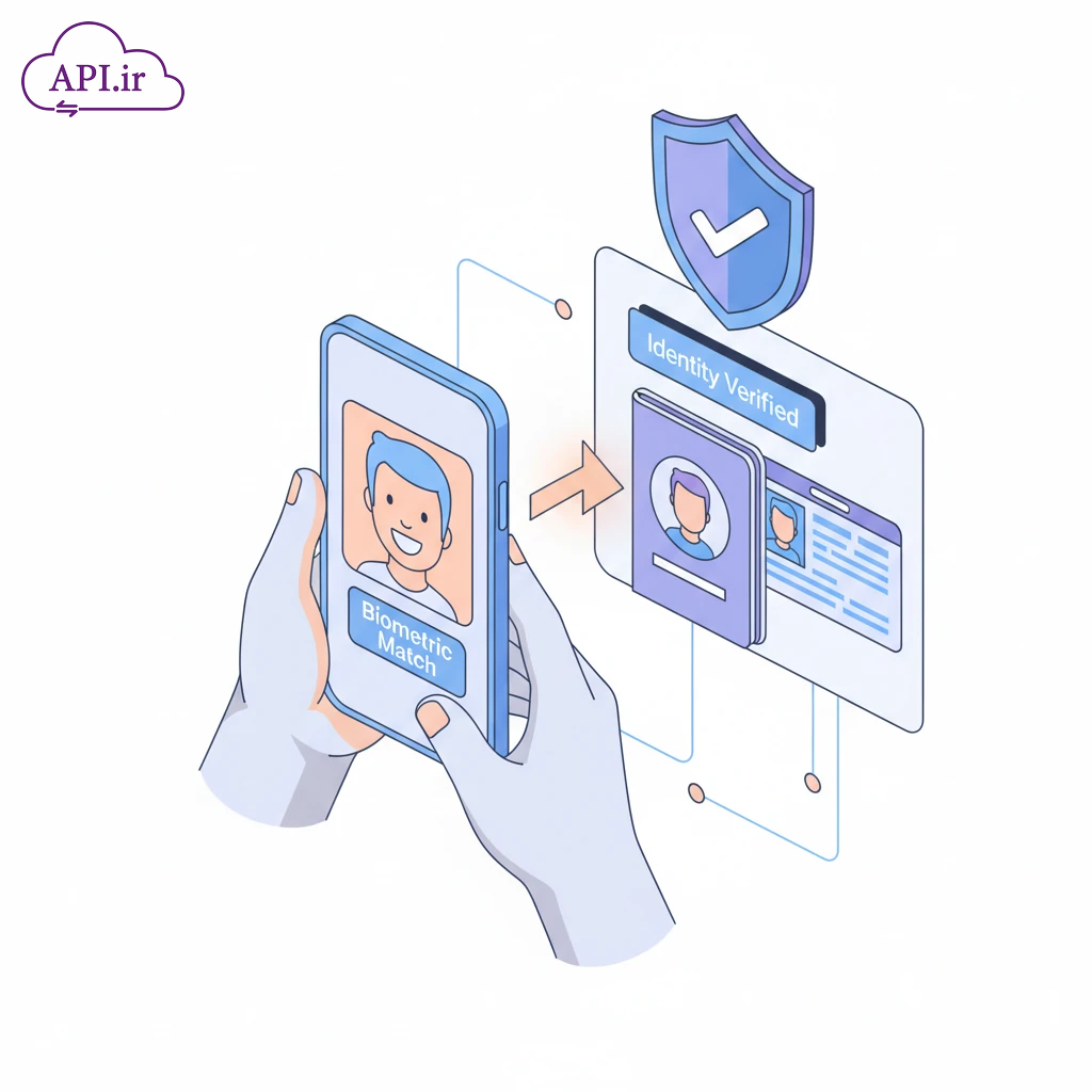 احراز هویت آنی انطباق ویدئو سلفی با مدارک هویتی