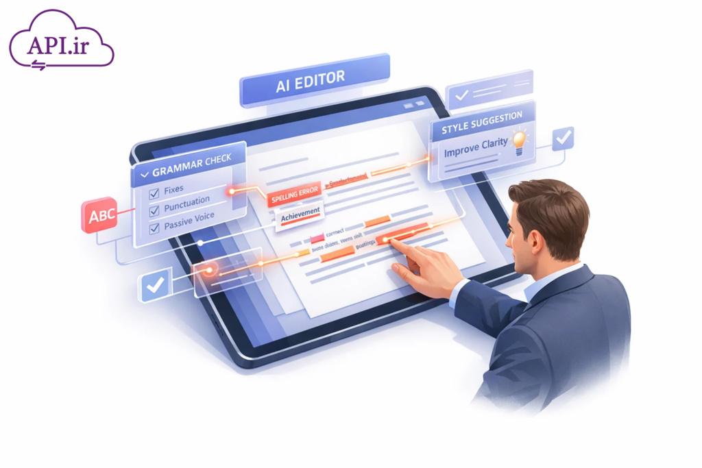 تصحیح خودکار غلط‌های املایی در سایت