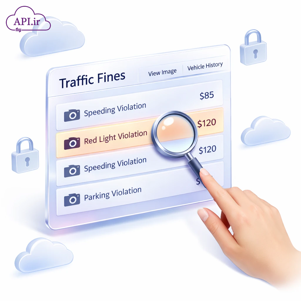 سامانه دریافت ریز خلافی خودرو با عکس