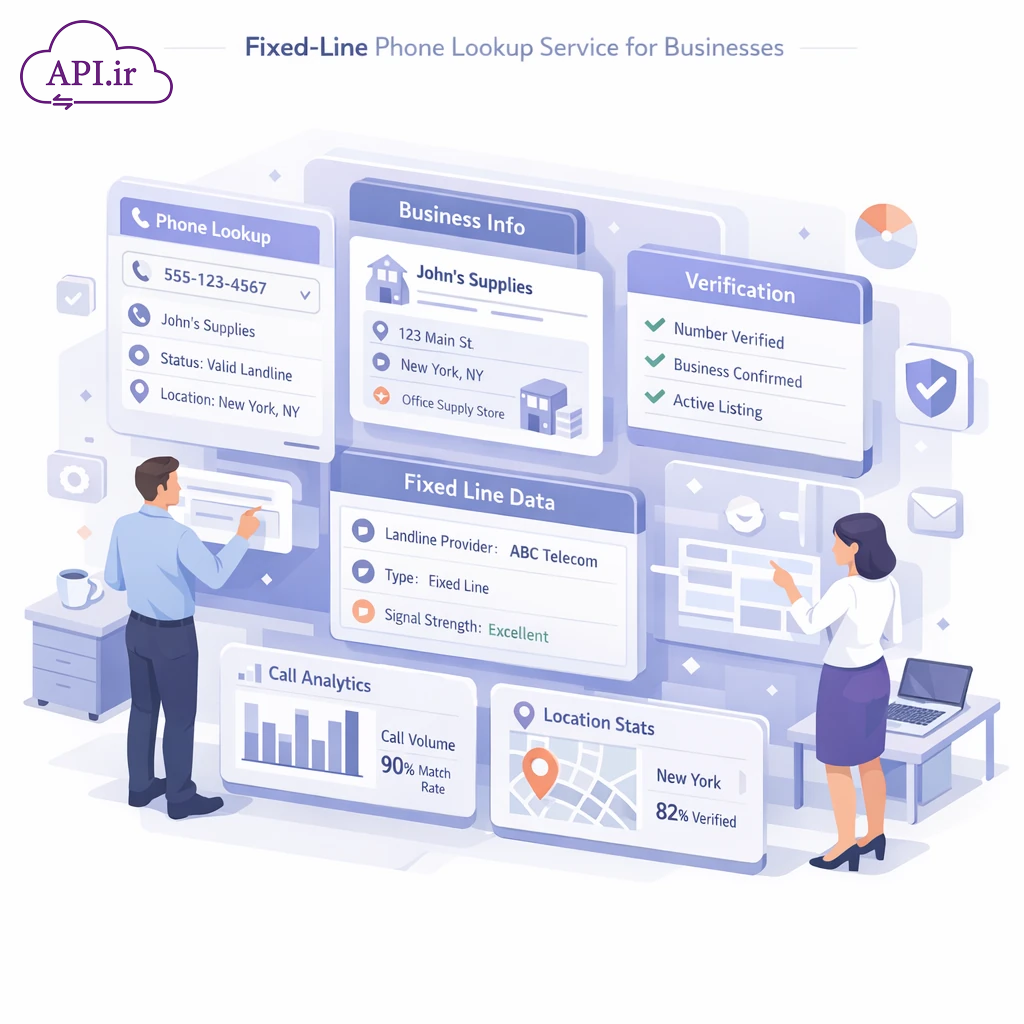 سرویس استعلام تلفن ثابت برای کسب‌وکارها