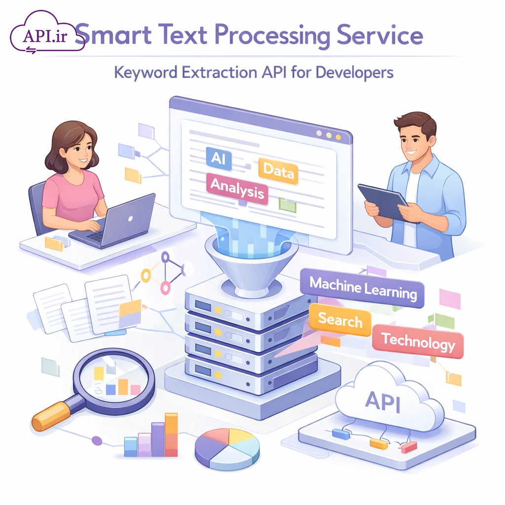 سرویس هوشمند پردازش متن API استخراج کلمات کلیدی برای توسعه‌دهندگان