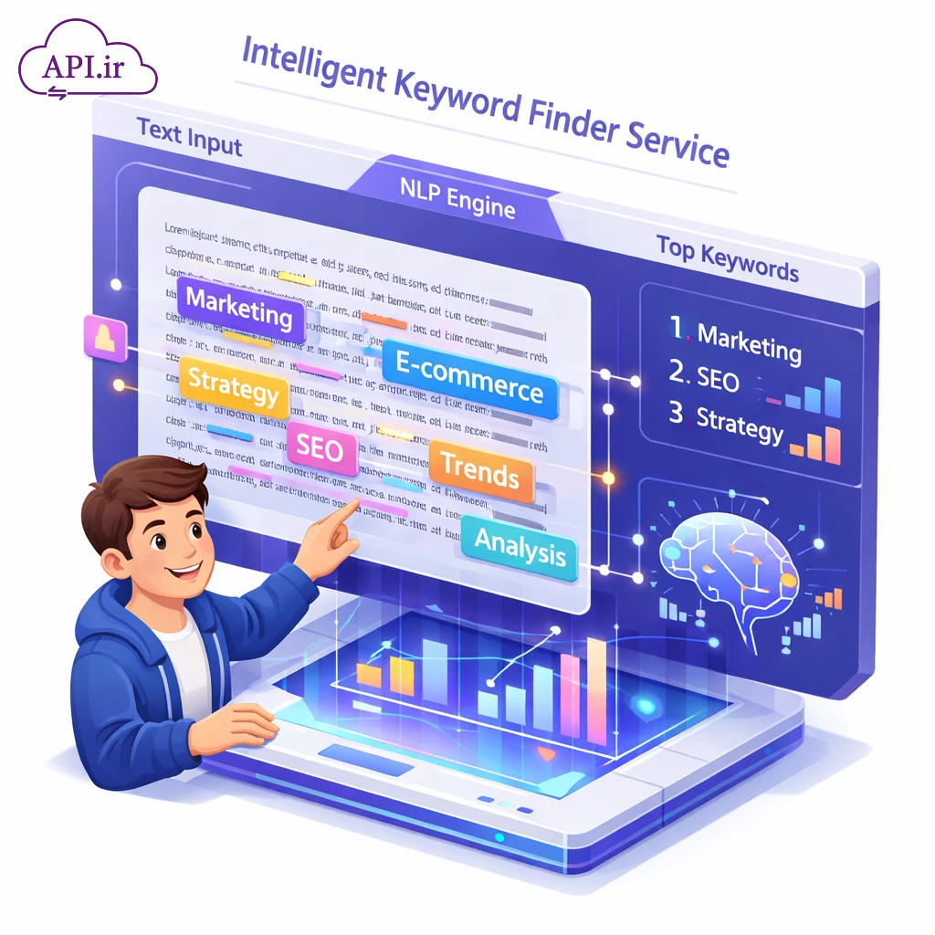 سرویس هوشمند پیدا کردن کلمات کلیدی متن