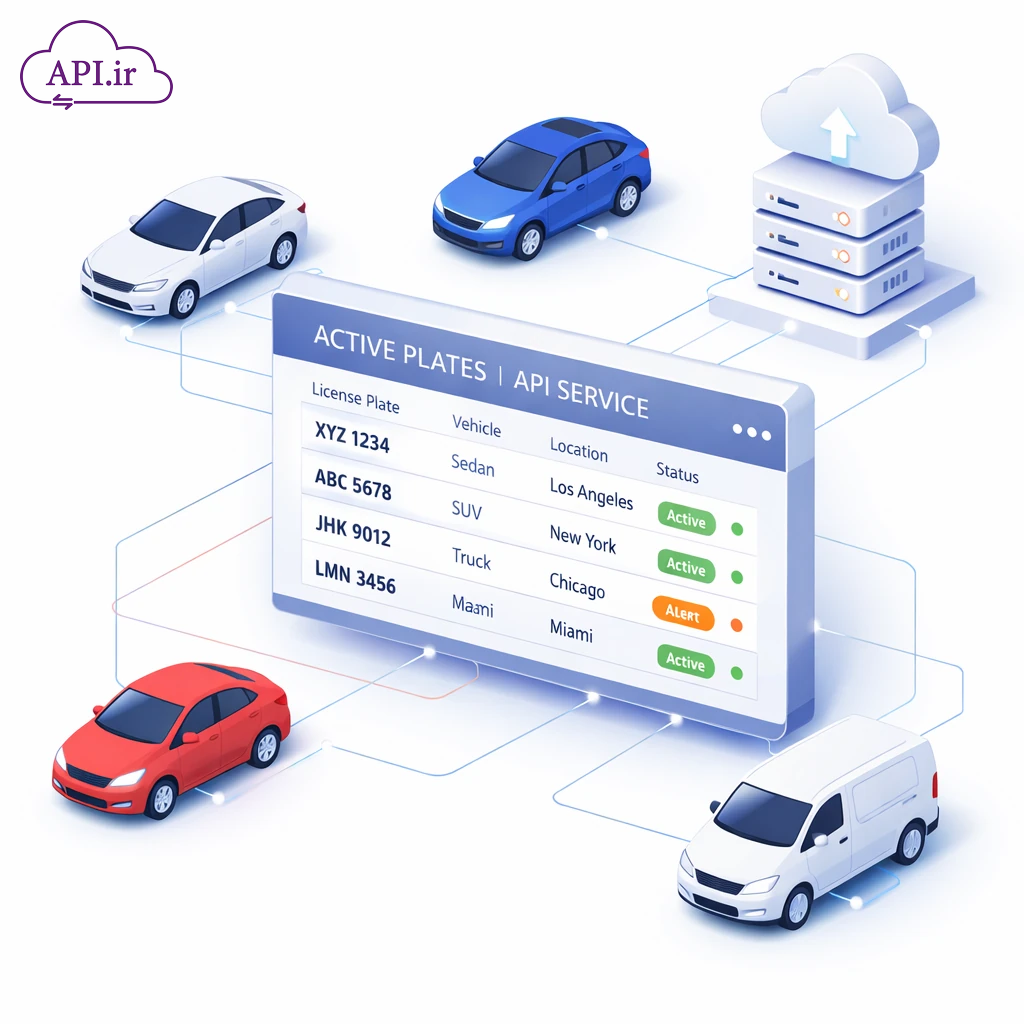 معرفی وب‌سرویس دریافت لیست پلاک‌های فعال