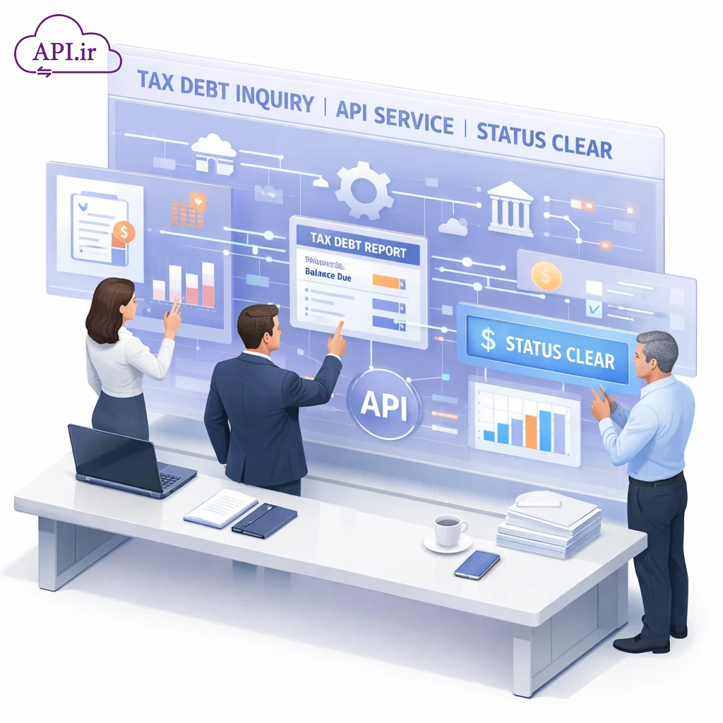 چگونه با استفاده از API، بدهی مالیاتی مشتریان را استعلام بگیریم؟