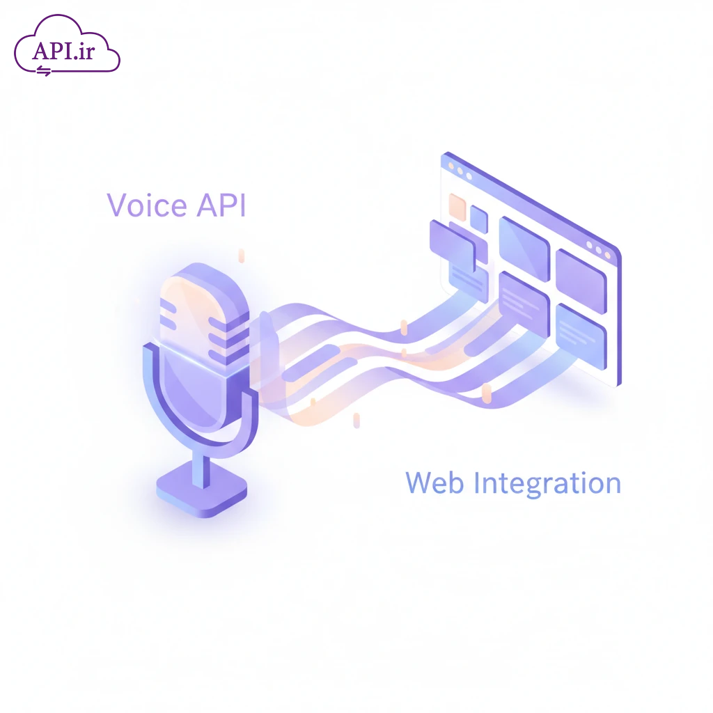 اتصال وب سرویس پیام صوتی به سایت - API.ir