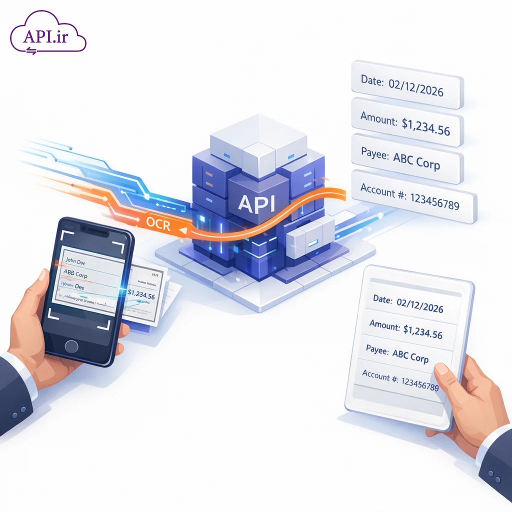 تبدیل عکس چک به متن: راهکاری برای اتوماسیون فرآیندهای مالی - API.ir