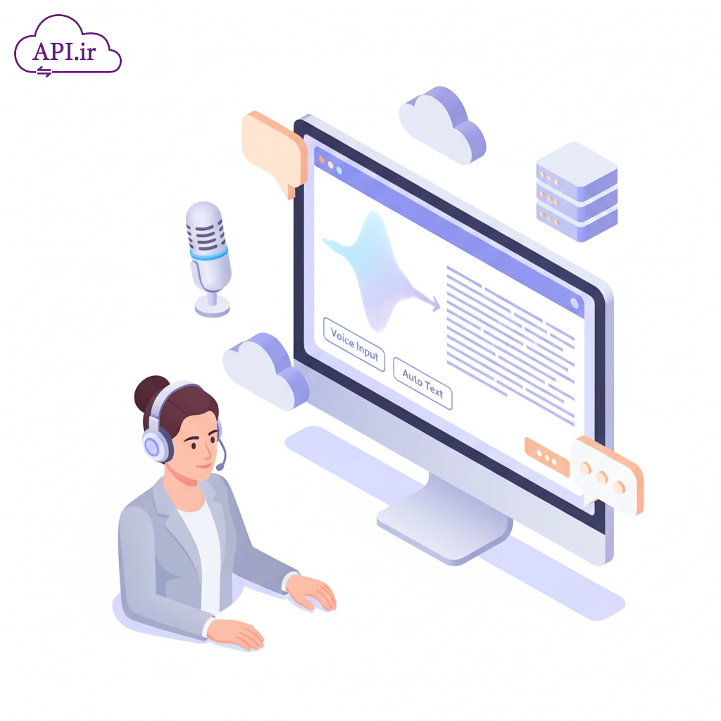 وب سرویس ASR چیست؟ راهنمای استفاده از API تبدیل صدا به متن - api.ir