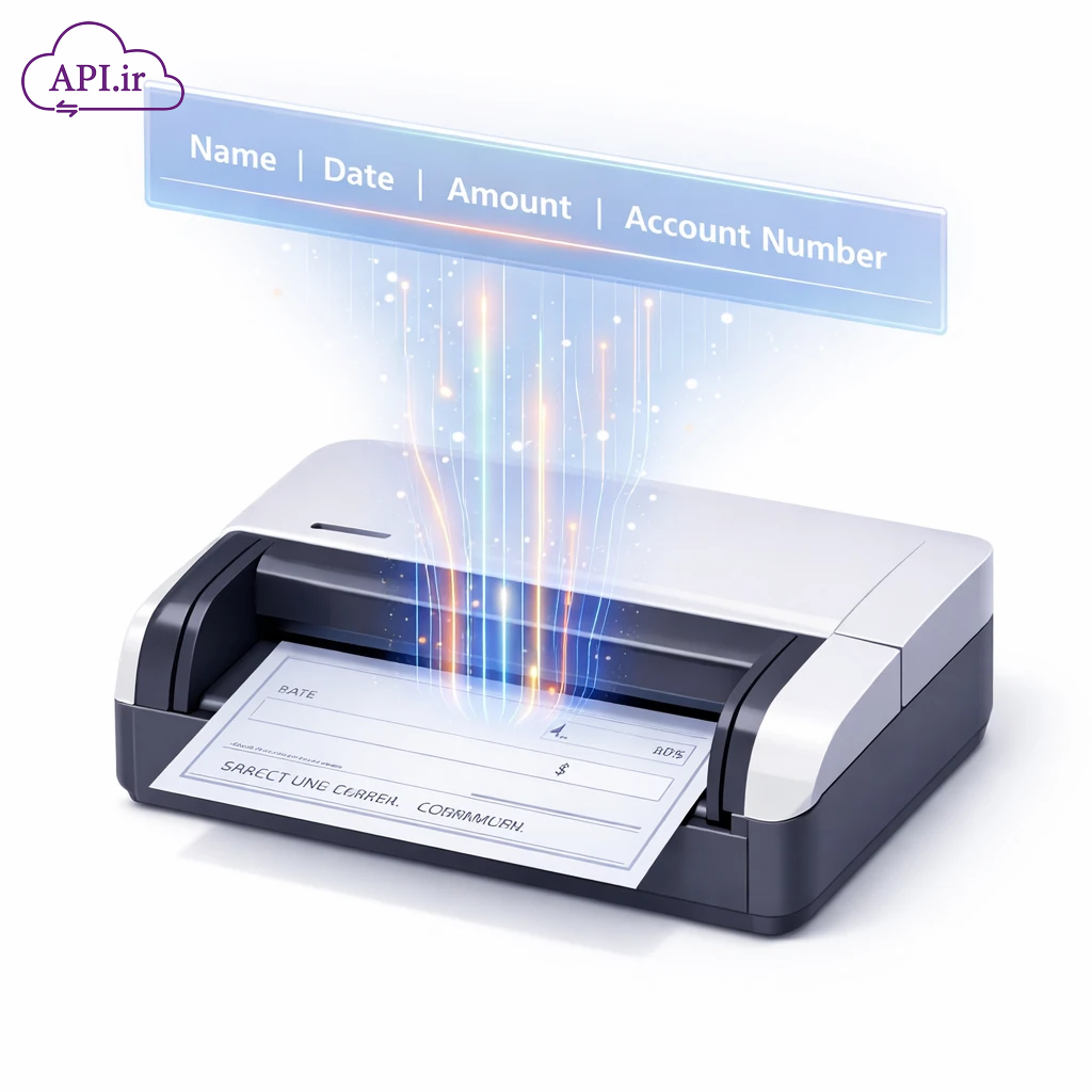 API اختصاصی چک‌های صیادی دریافت اطلاعات کامل از روی عکس