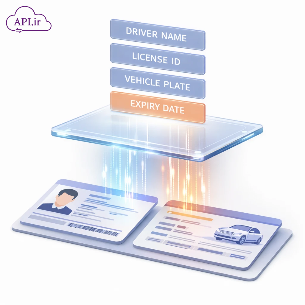 API خواندن مدارک خودرو: استخراج آنی اطلاعات گواهینامه و کارت ماشین